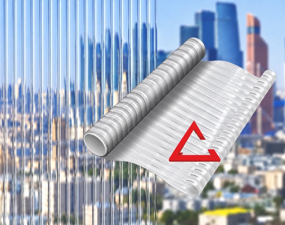 декоративная плёнка прозрачный BIG BLINDS — тонировка окон квартир, домов и зданий в Рязани
