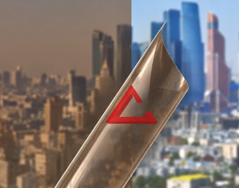 декоративная плёнка бронзовый глянцевый CRYSTAL BRONZE — тонировка окон квартир, домов и зданий в Рязани