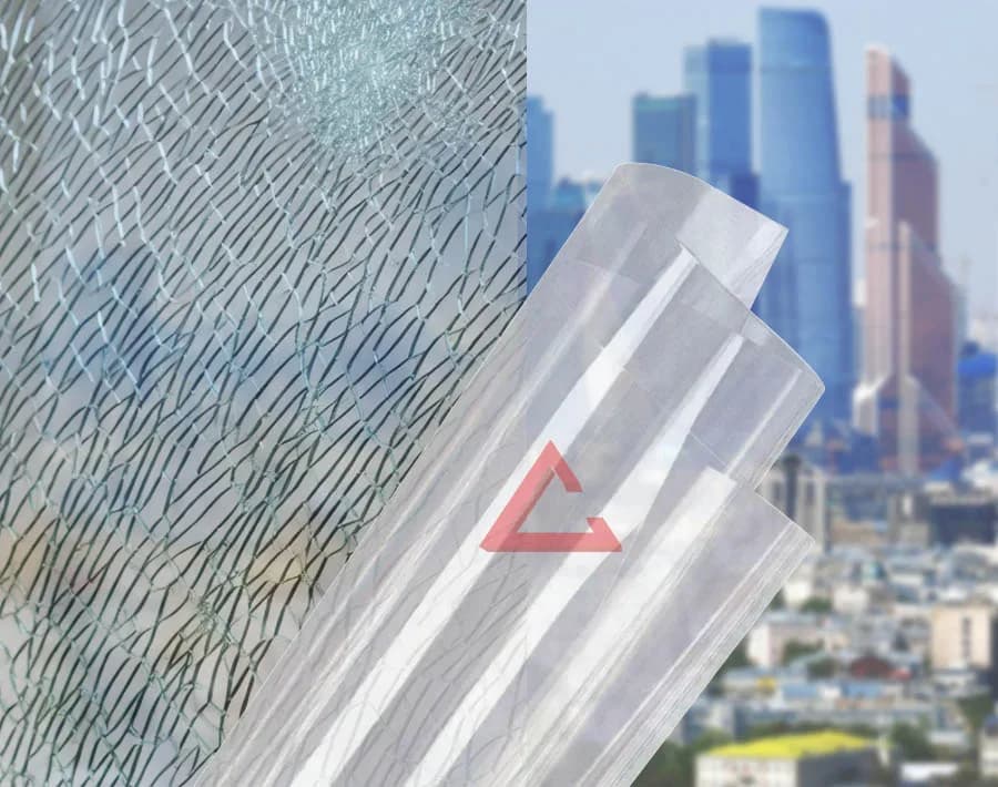 бронирующая плёнка прозрачный SAFETY 12 mil (СМ4/Р2А) — тонировка окон квартир, домов и зданий в Рязани