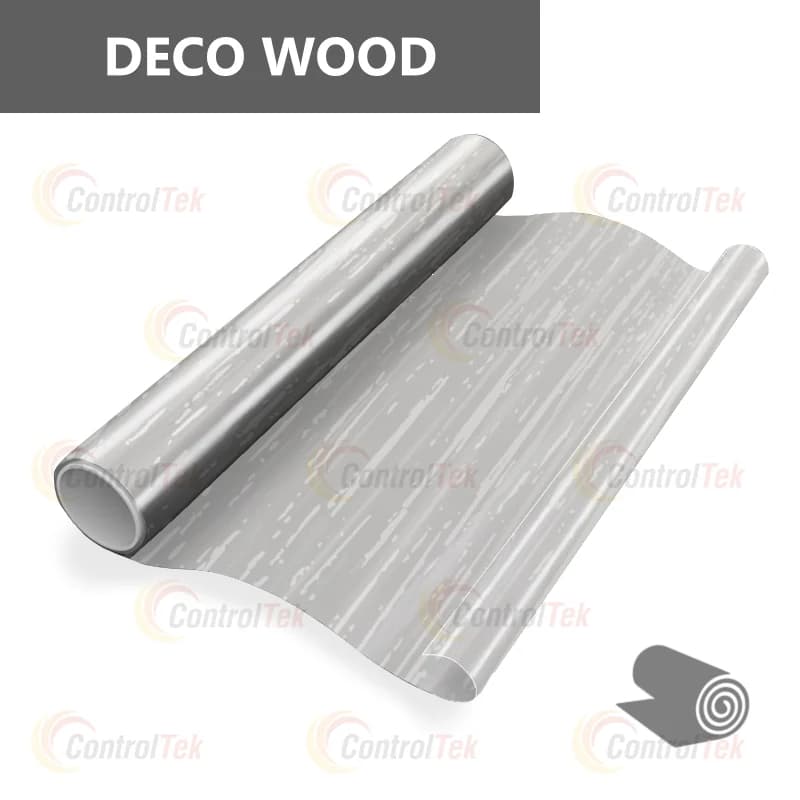 декоративная плёнка белое дерево на прозрачной основе DECO WOOD рисунок под дерево — тонировка окон квартир, домов и зданий в Рязани — главное фото