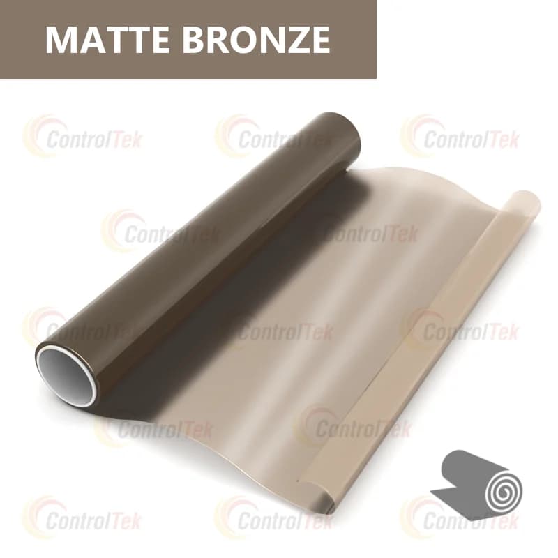 декоративная плёнка бронзовый матовый MATTE BRONZE бронзовая матовая — тонировка окон квартир, домов и зданий в Рязани — главное фото