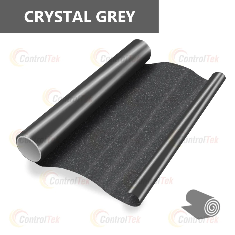 декоративная плёнка серый глянцевый CRYSTAL GREY серая глянцевая — тонировка окон квартир, домов и зданий в Рязани