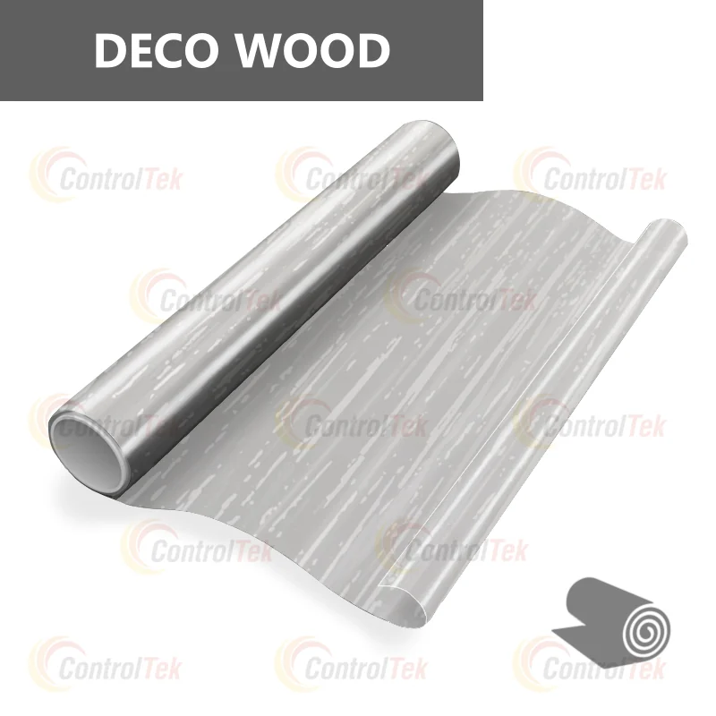 декоративная плёнка белое дерево на прозрачной основе DECO WOOD рисунок под дерево — тонировка окон квартир, домов и зданий в Рязани
