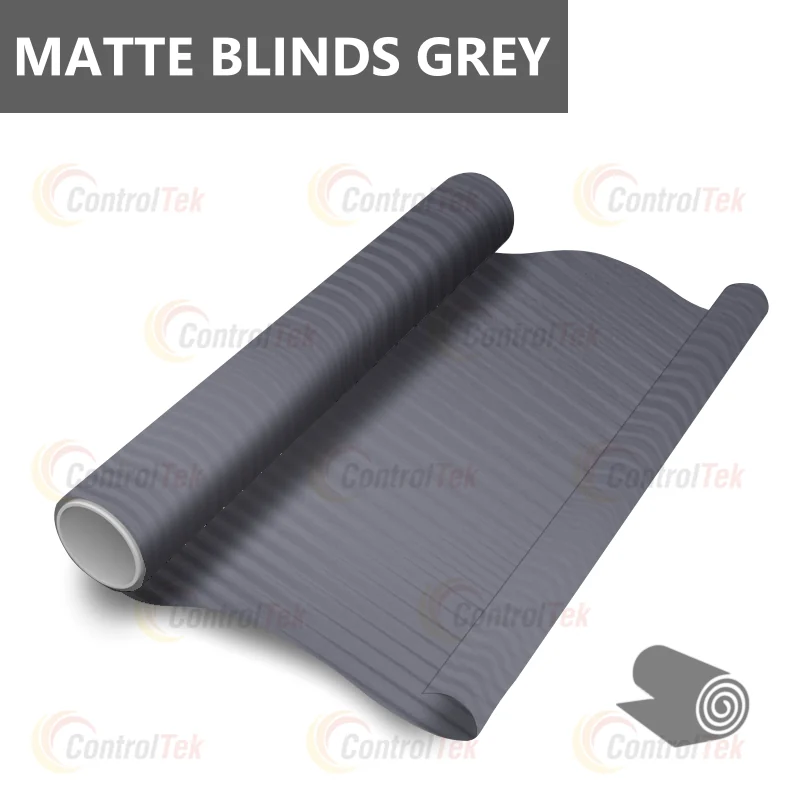 декоративная плёнка серый MATTE BLINDS GREY серые матовые полосы — тонировка окон квартир, домов и зданий в Рязани