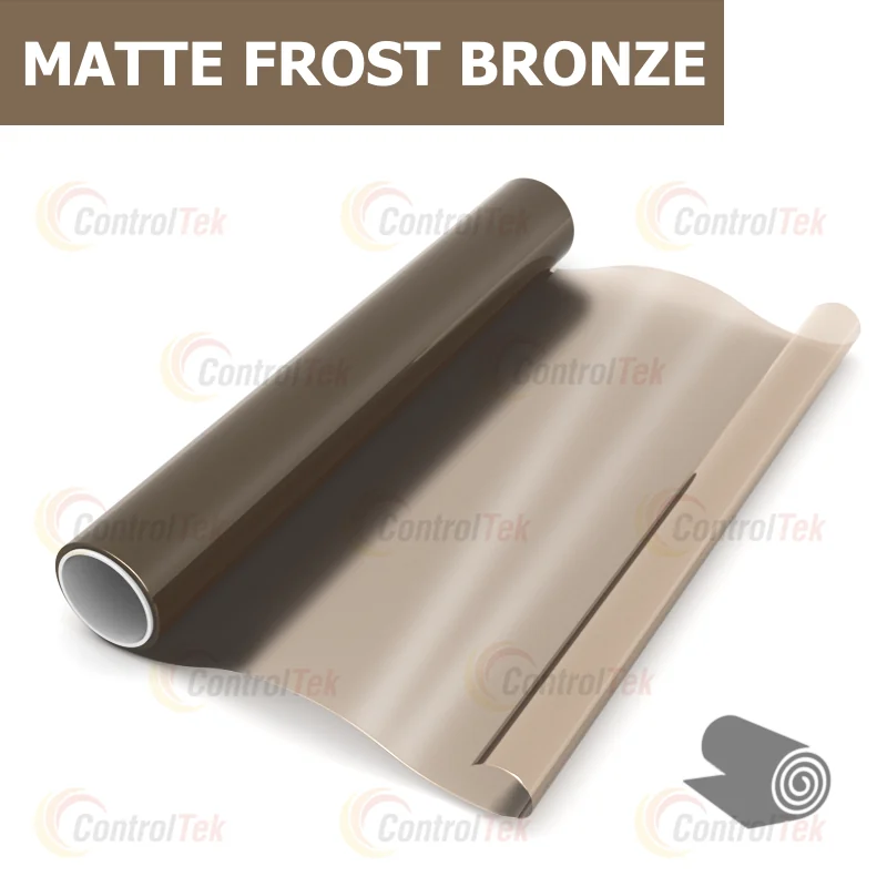 декоративная плёнка бронзовый матовый MATTE FROST BRONZE бронзовая матовая — тонировка окон квартир, домов и зданий в Рязани