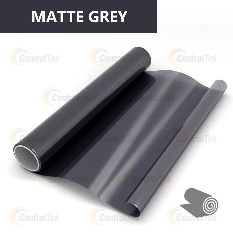 декоративная плёнка серый матовый MATTE GREY серая матовая — тонировка окон квартир, домов и зданий в Рязани