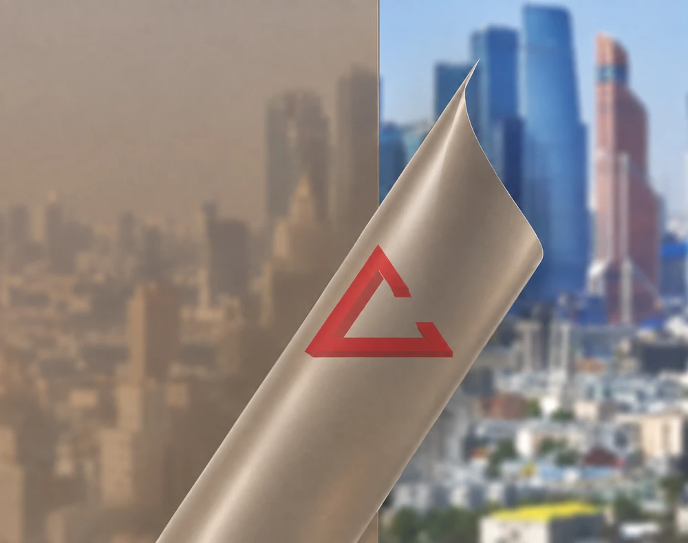 декоративная плёнка бронзовый матовый MATTE BRONZE — тонировка окон квартир, домов и зданий в Рязани