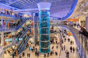 Тц Авиапарк, нами установлено более 6000 М² защитной пленки 112 мкм
